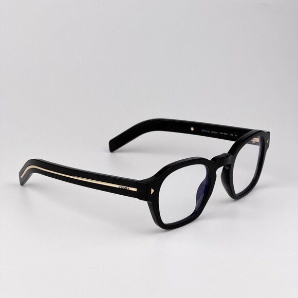 Prada PRA16S Eyeglasses – Black Square Frame| Model 16K60K - Picture 5 of 9
